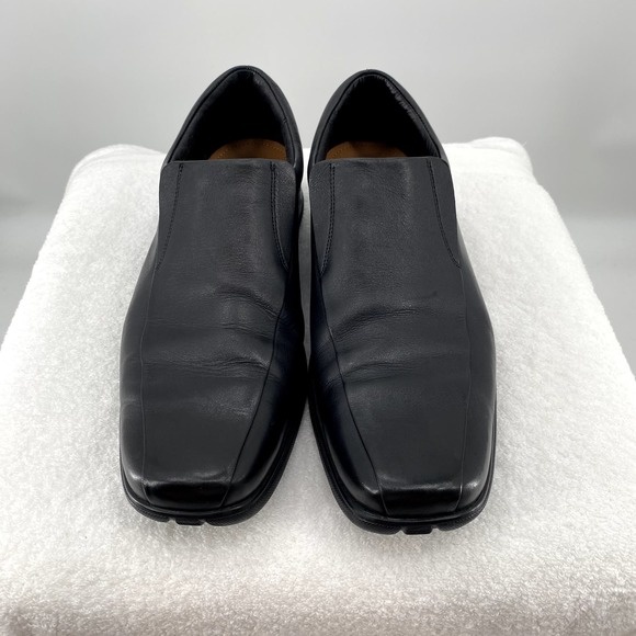 Cole Haan Men\'s Black Slip-On Square Toe Dress Loafers Size 10.5 main image 11